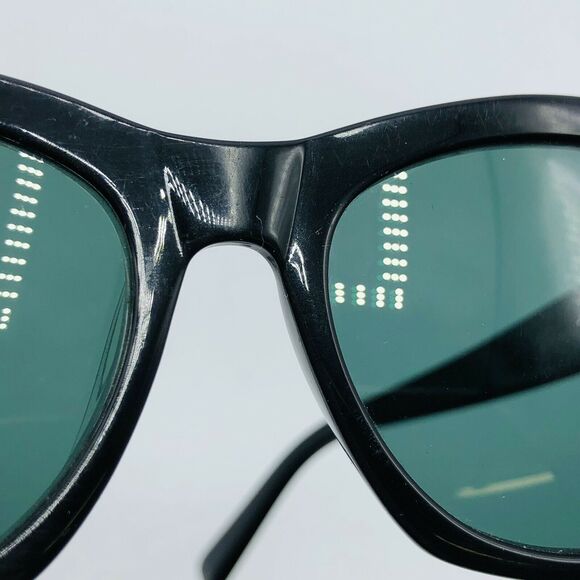 Seraphin Black Unisex Rectangular Sunglasses Polarized Japan Pre-Owned main image 4